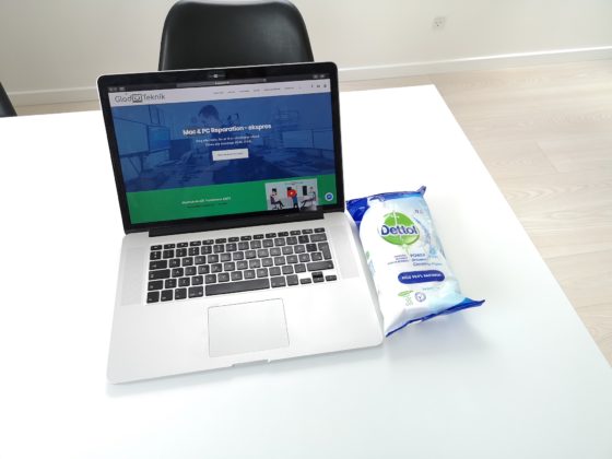 korrekt desinficering af computer